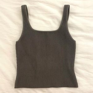 Babaton Sculpt Knit Square Cropped Tank